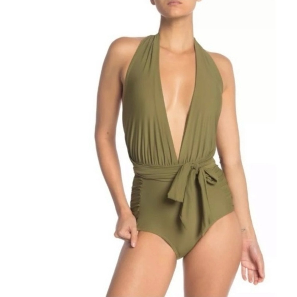 Nicole Miller Design Your Own Look One Piece Swimsuit Size Large